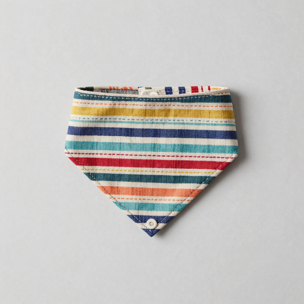 Pañuelo para mascota de rayas