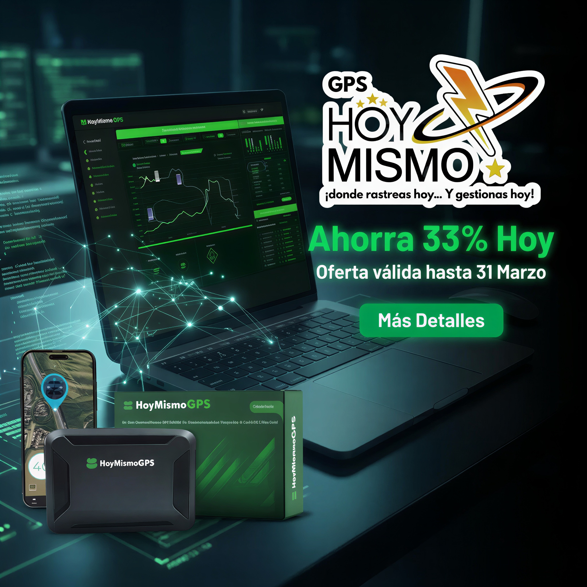 Interfaz App HoyMismoGPS