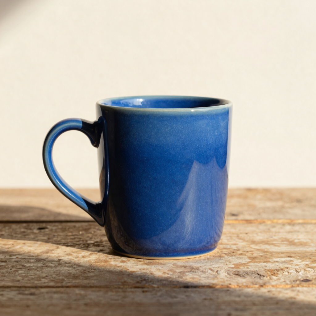 Cobalt Chubby Mug