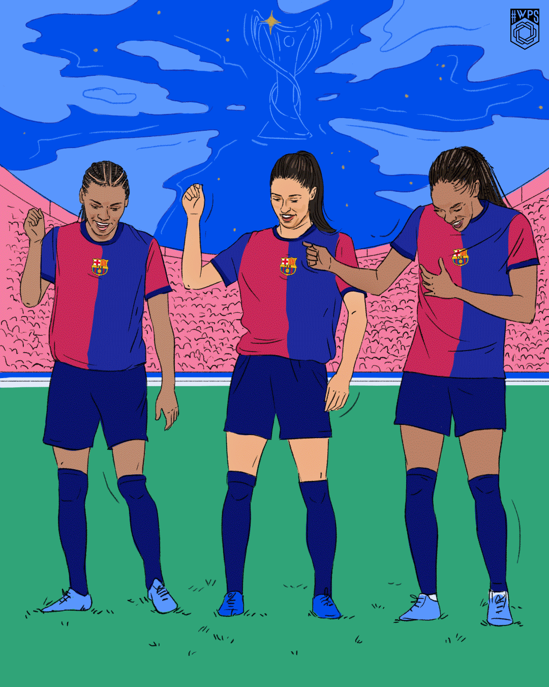 UEFA WePlayStrong illustrations