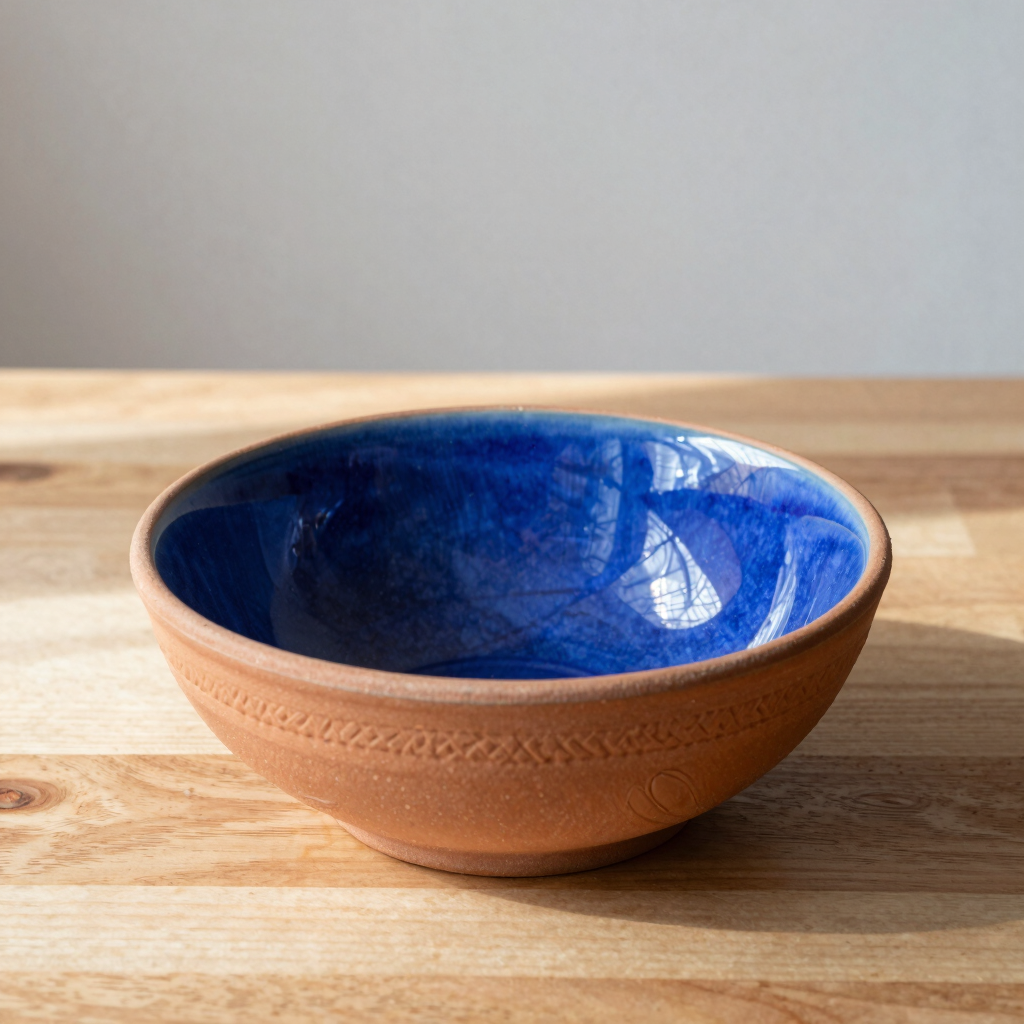 Honeycomb Stoneware Pasta Bowl