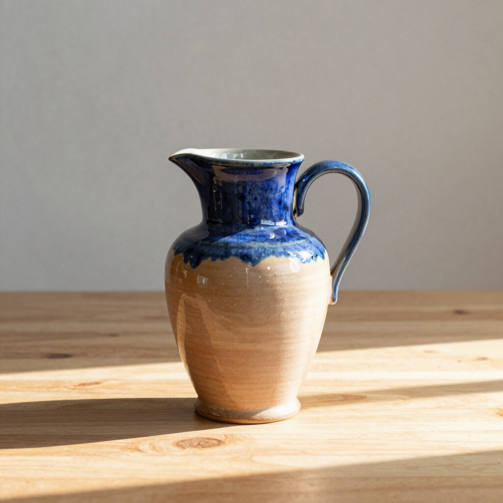 Heartbeat Terracotta Serving Pitcher