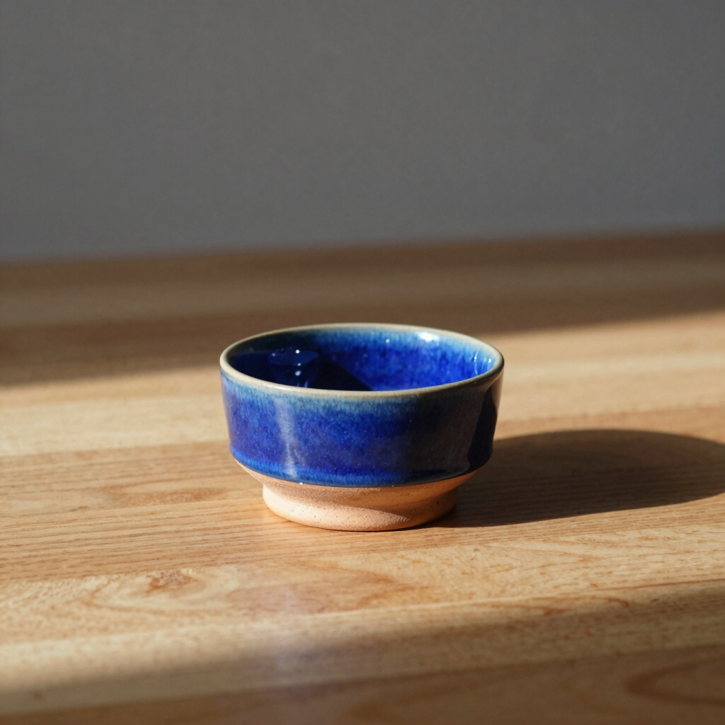 Deep Cobalt Taper Candle Holder