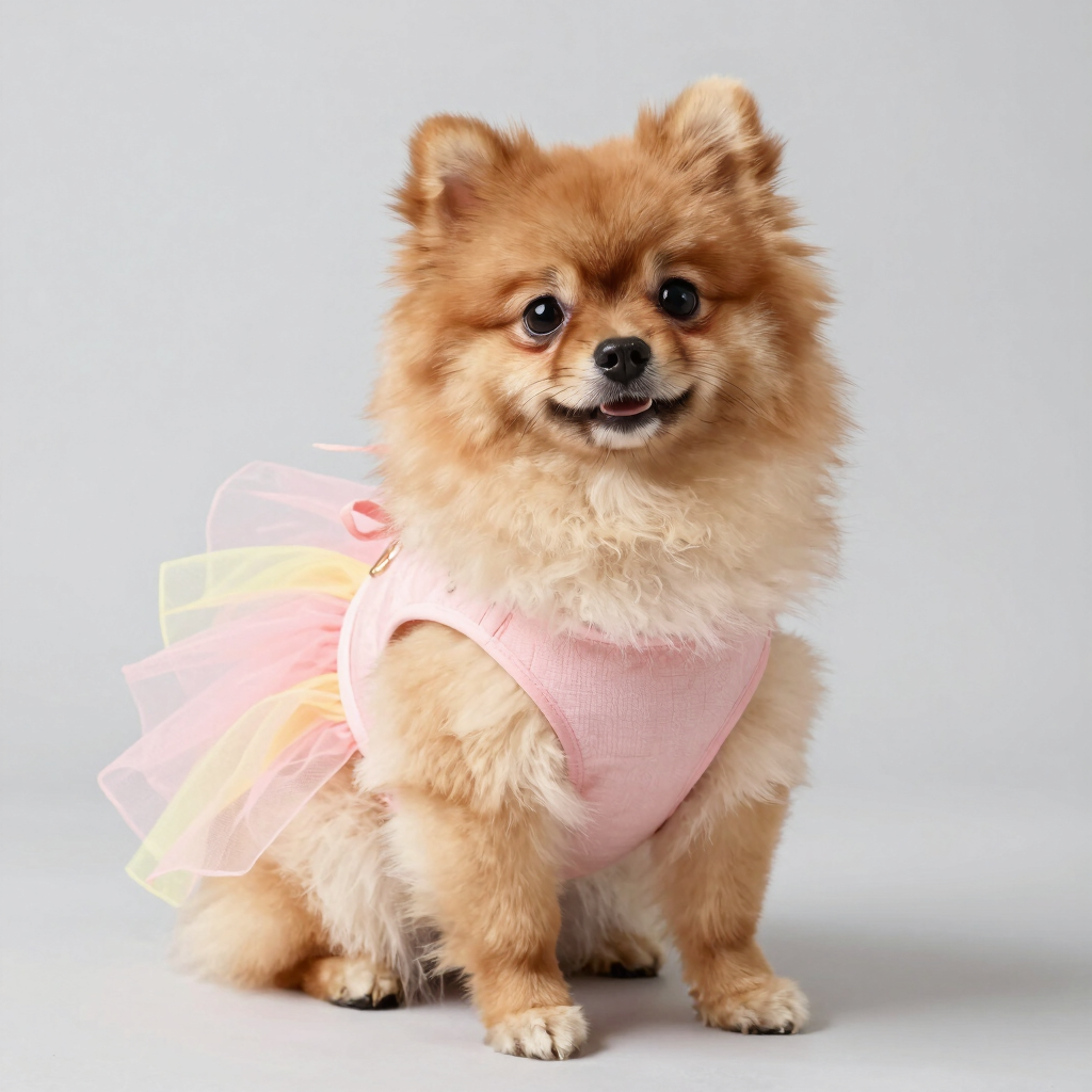 Vestido Dulce de Leche con Tul