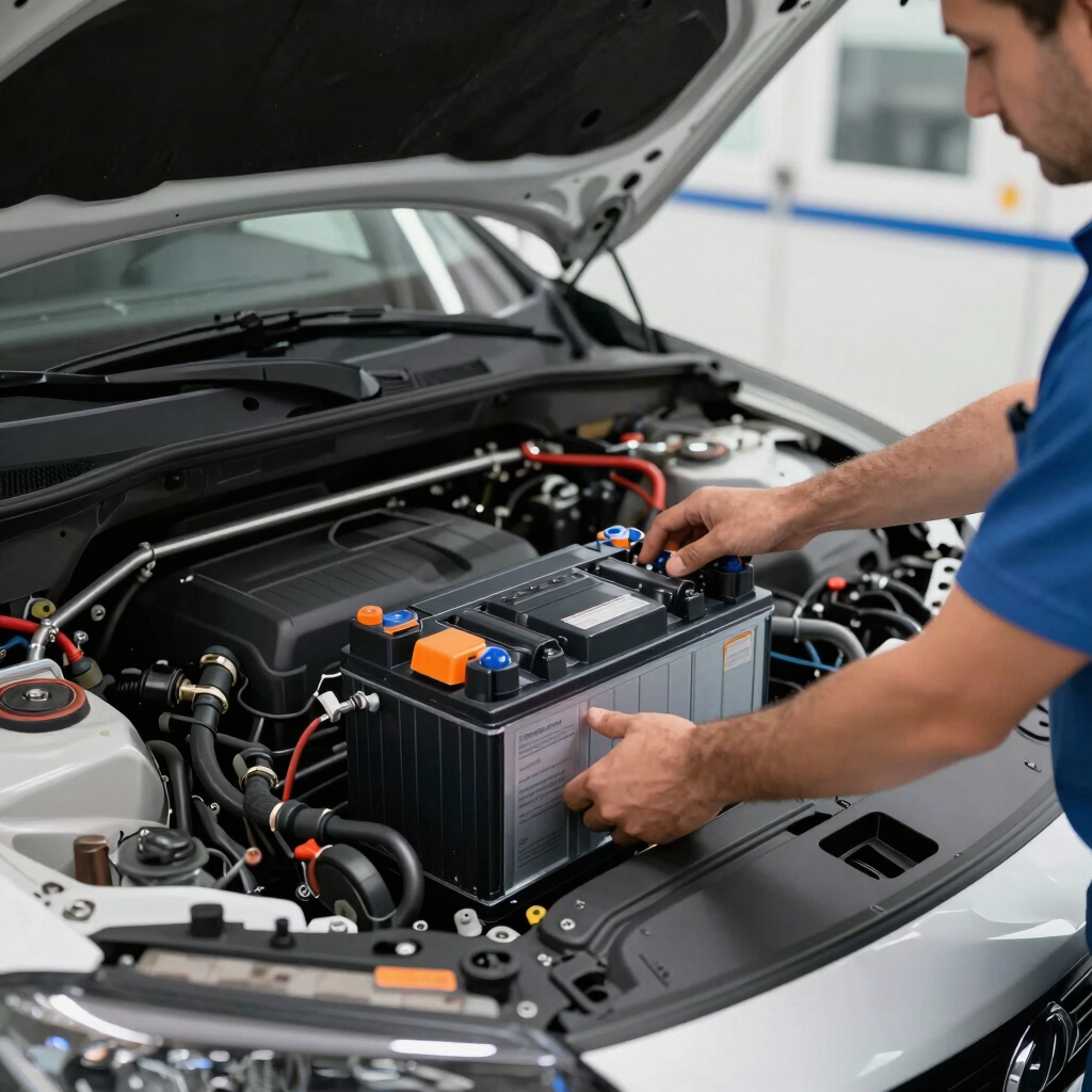 In-Shop Battery Installation