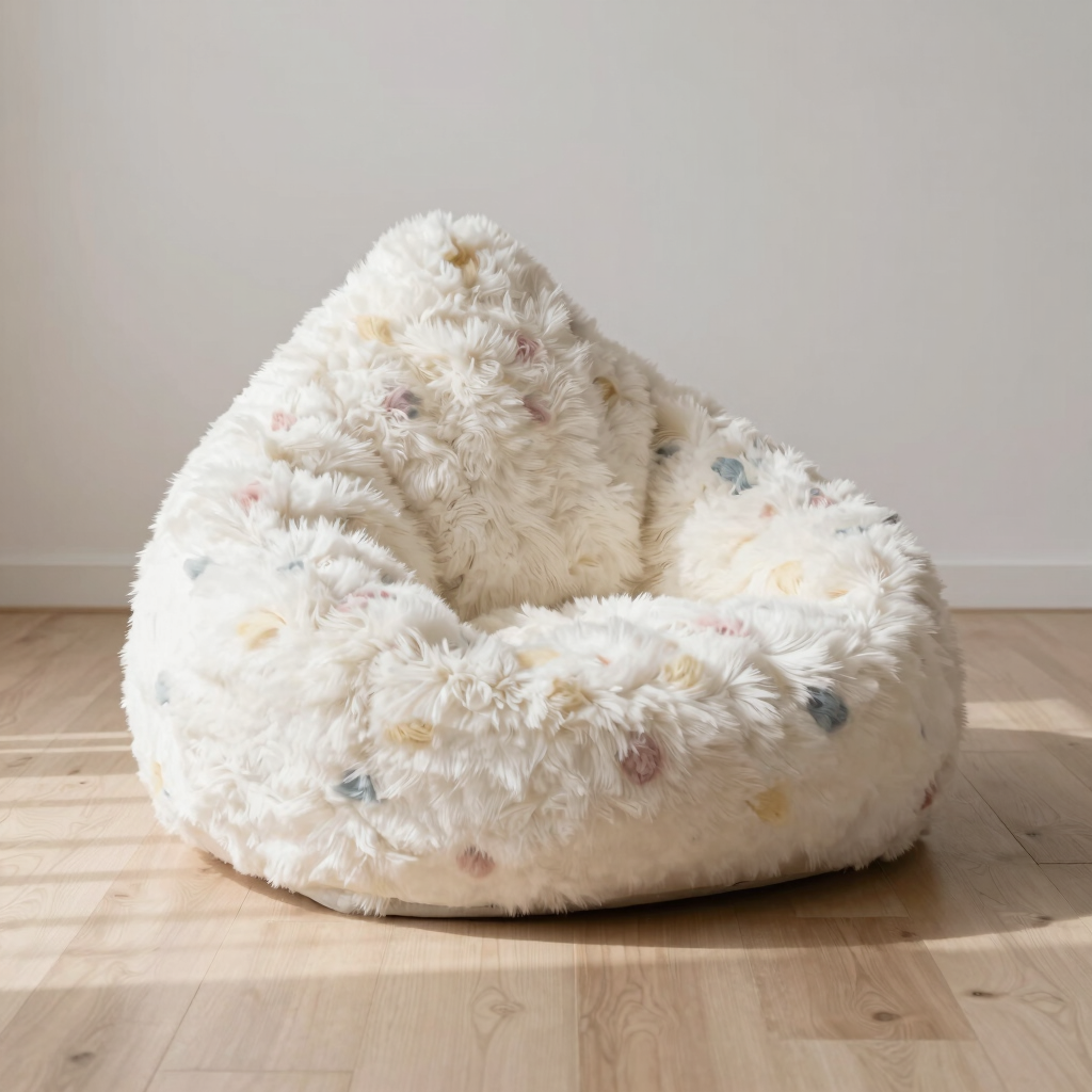 Spotted Shag Kids Bean Lounger