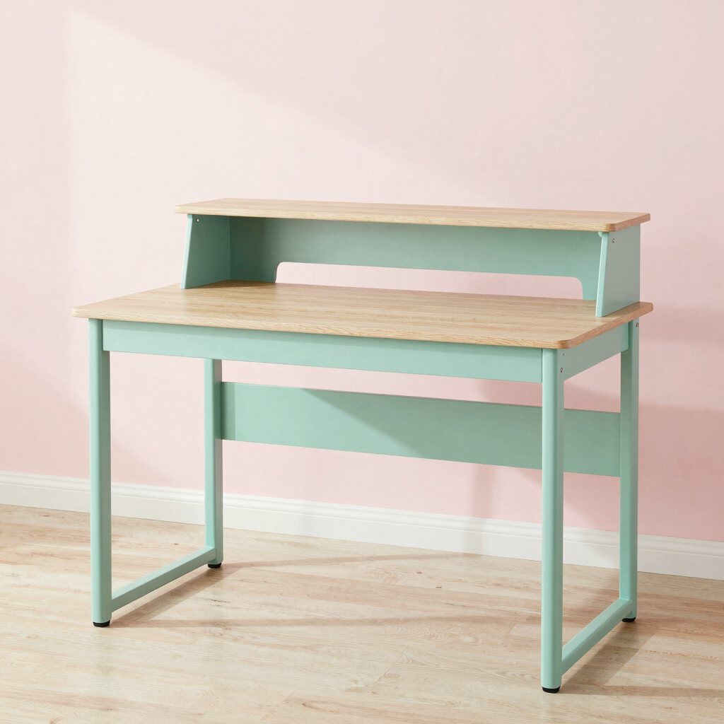 Arcade Pastel Gaming Desk