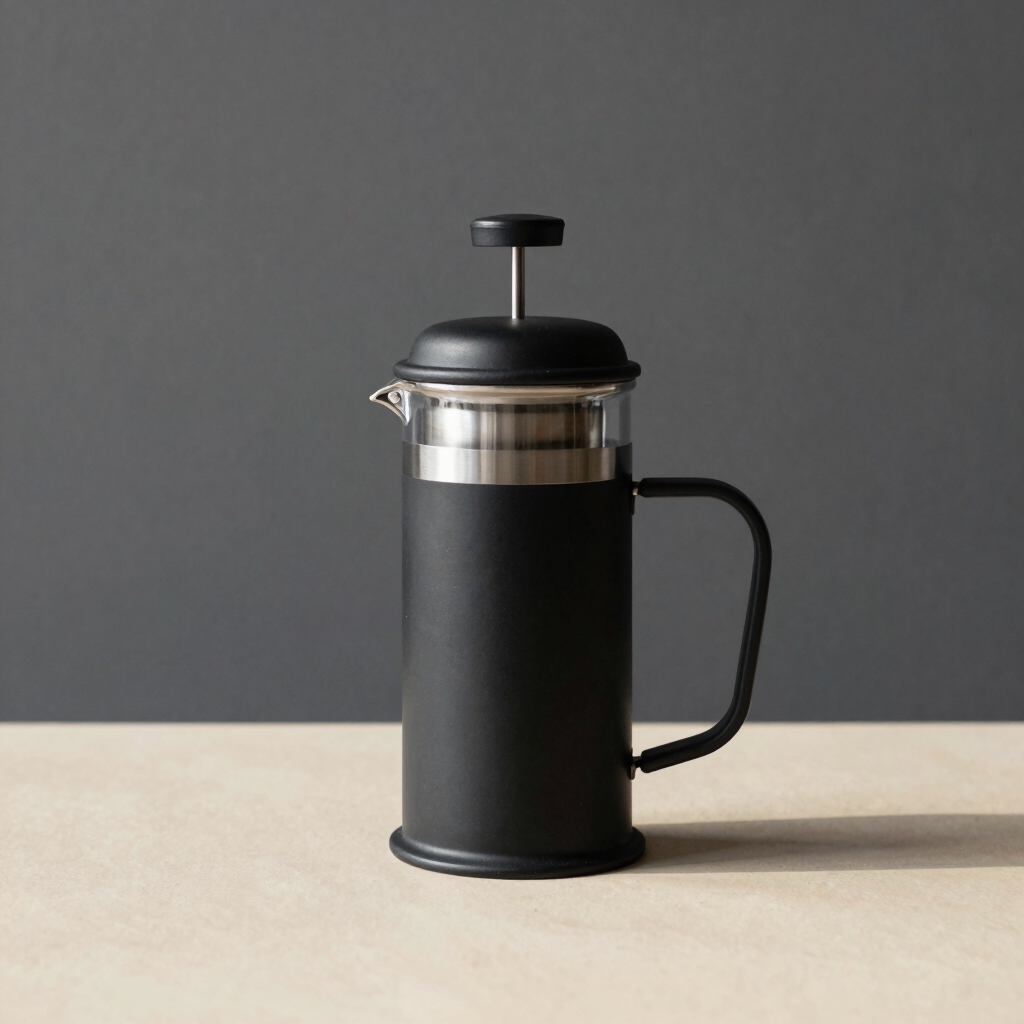Matte Black Insulated French Press