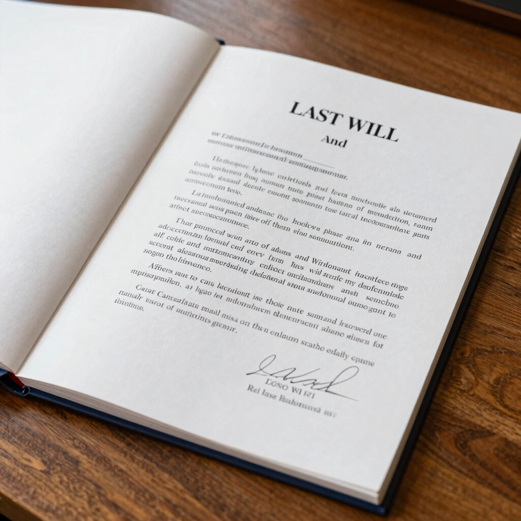 Living Trust and Will Signing