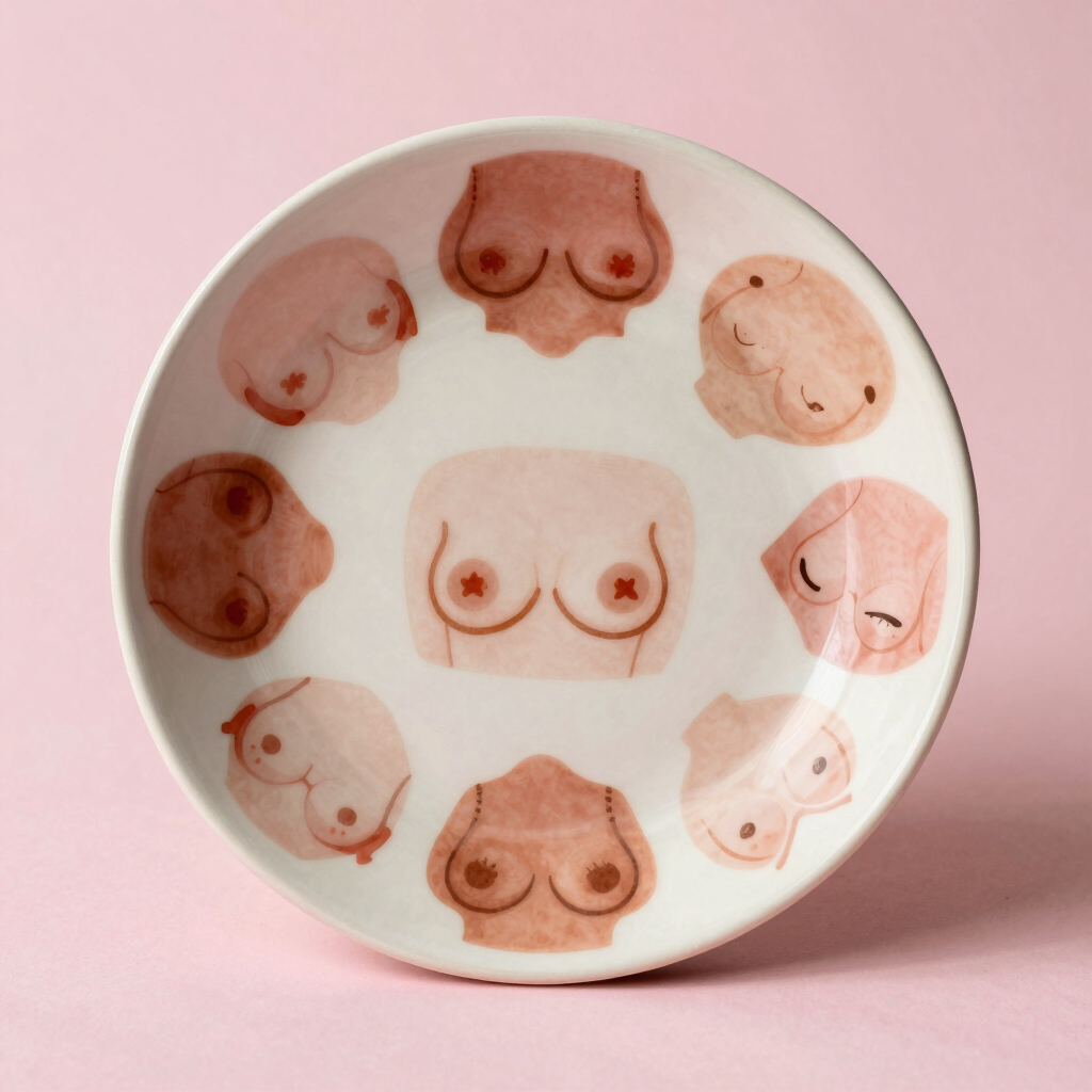Plato de Pared Pechos Diversos
