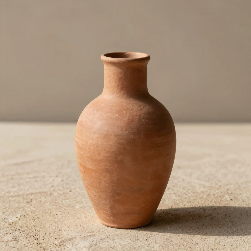 Florero Orgánico Terracota