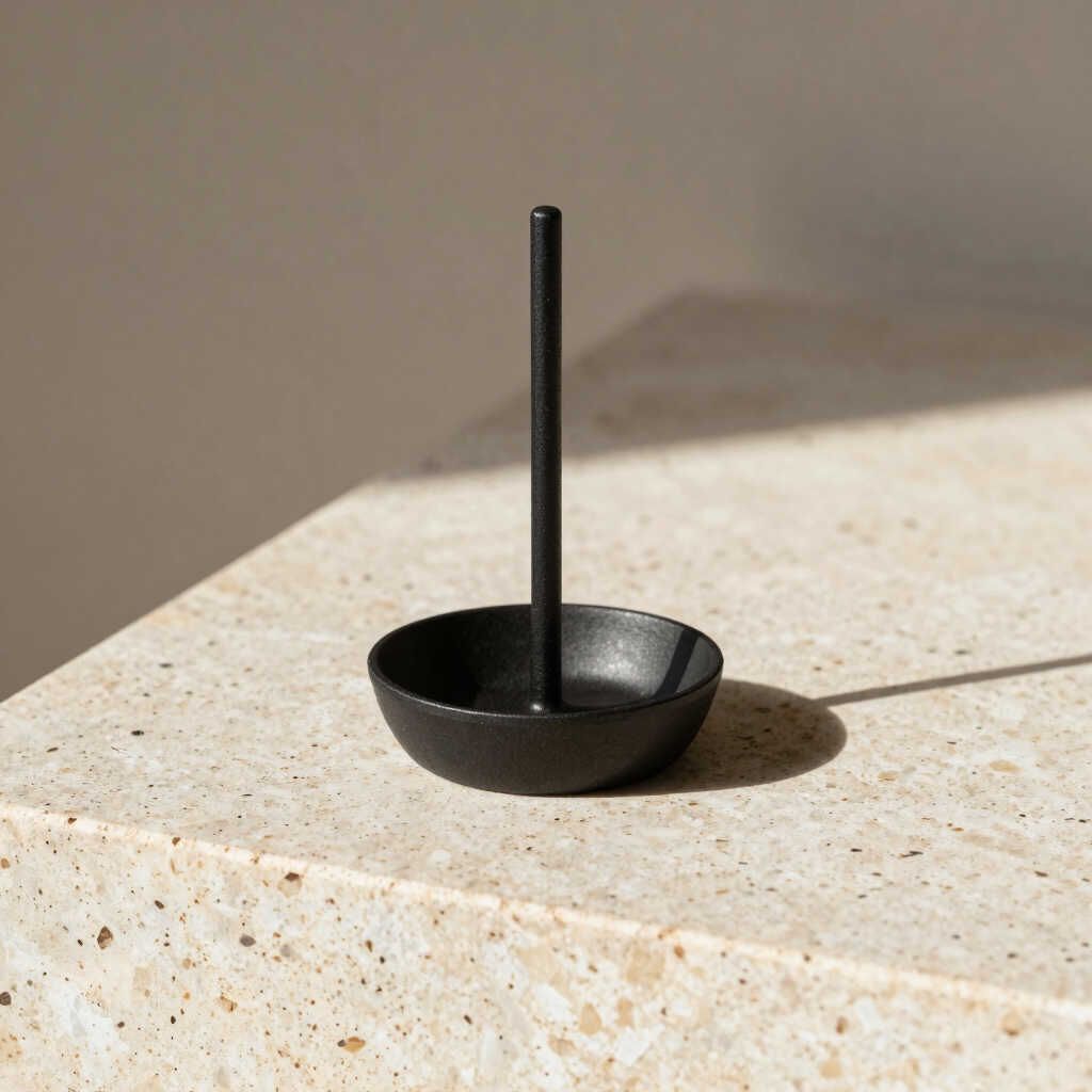 Structured Cast Iron Snuffer