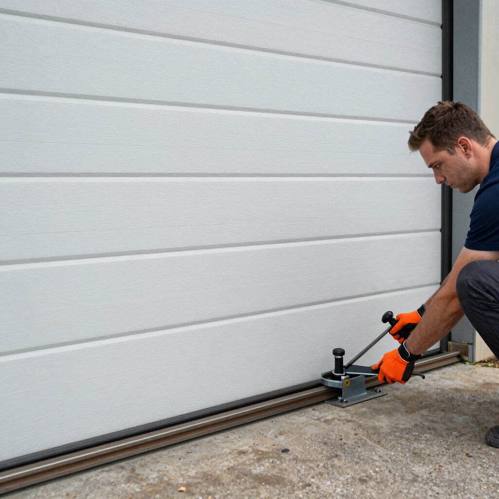 Off-Track Garage Door Realignment