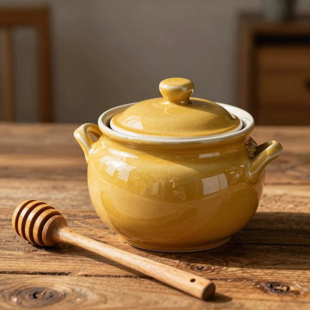 Sun-Drenched Honey Pot