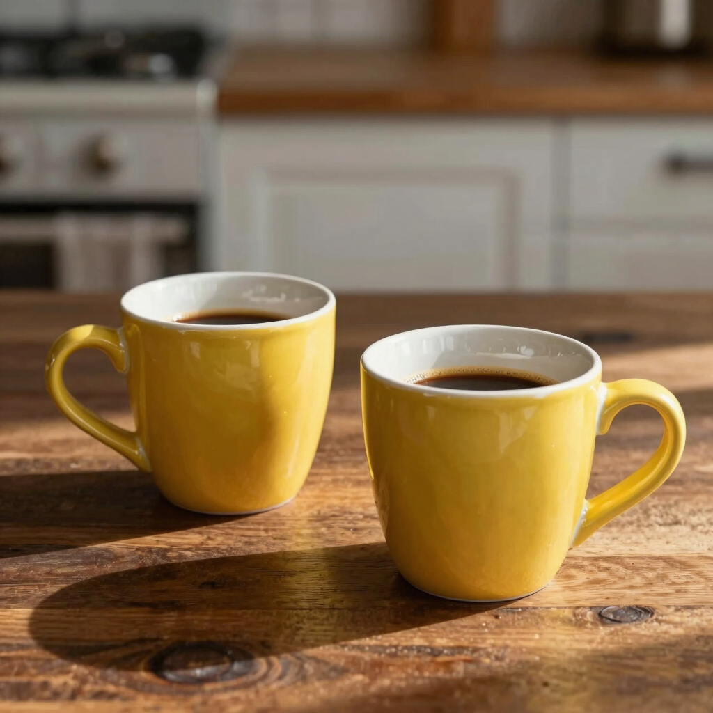 Sunny Yellow Espresso Set