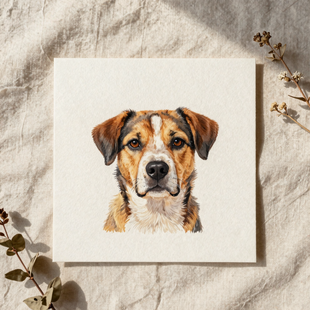 Retrato de Mascota en Acrílico