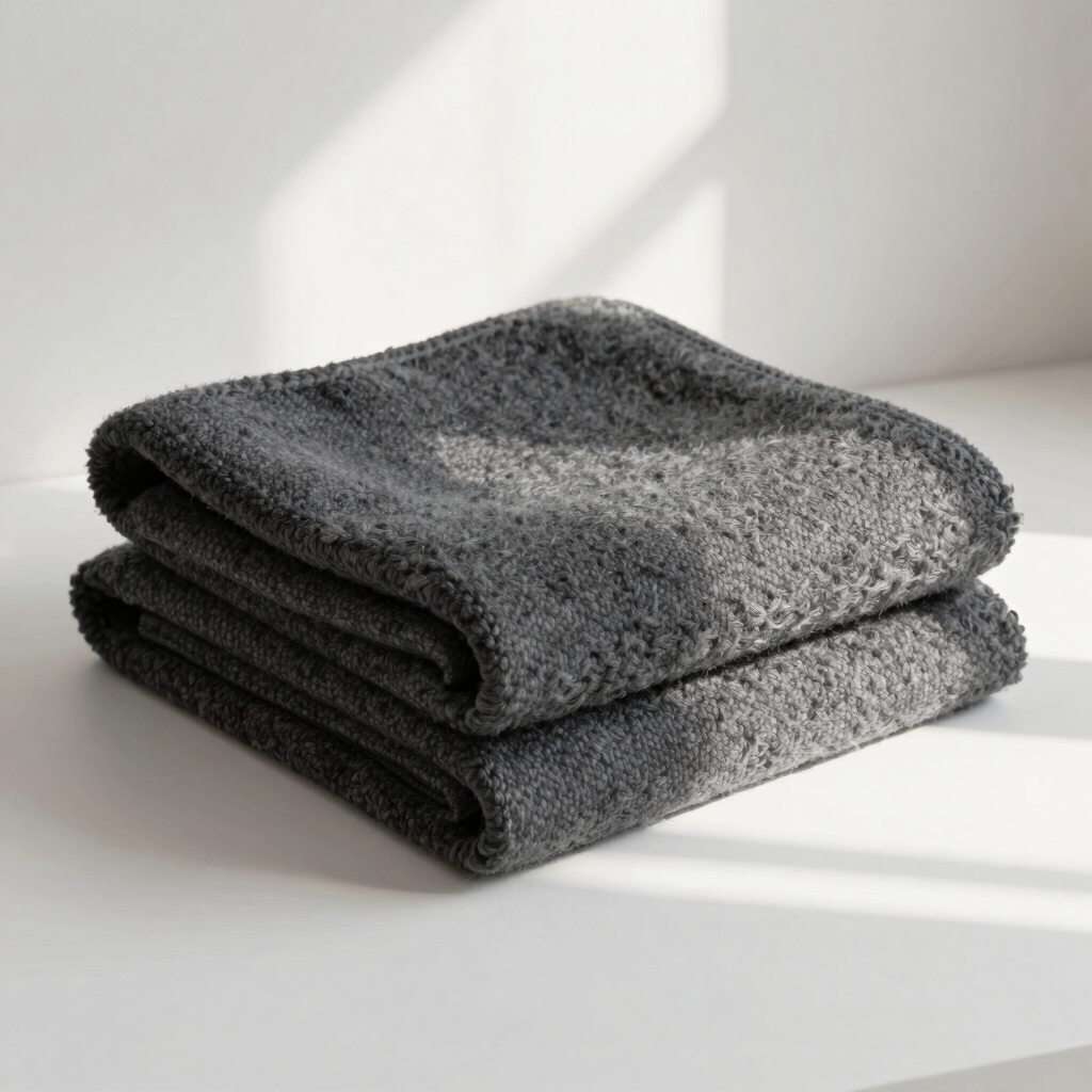 Heavyweight Charcoal Wool Throw