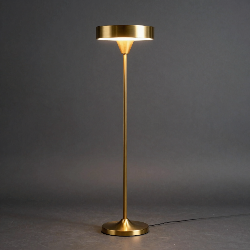 Kinetik Brass Floor Lamp