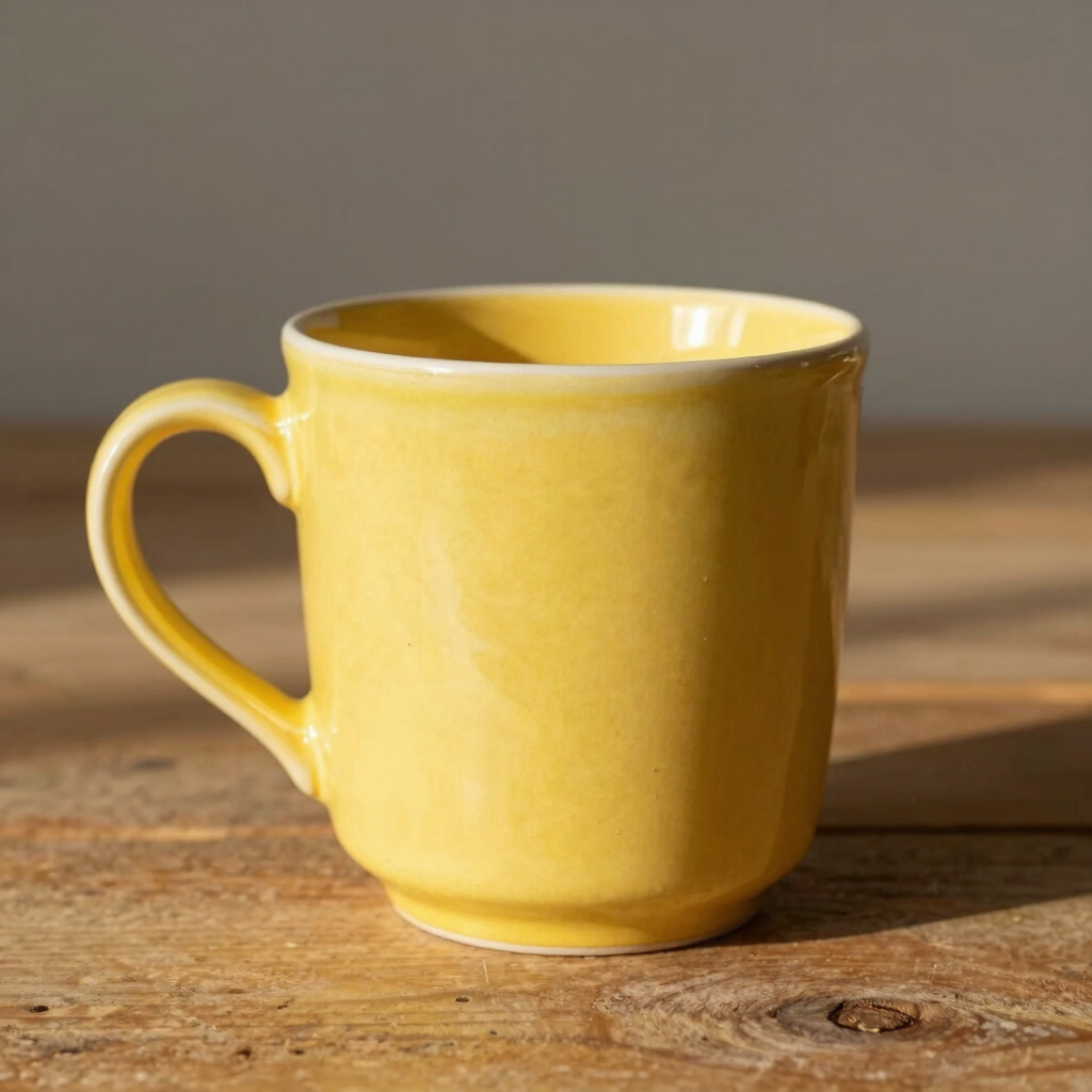 Caneca Sol da Manhã Amarela