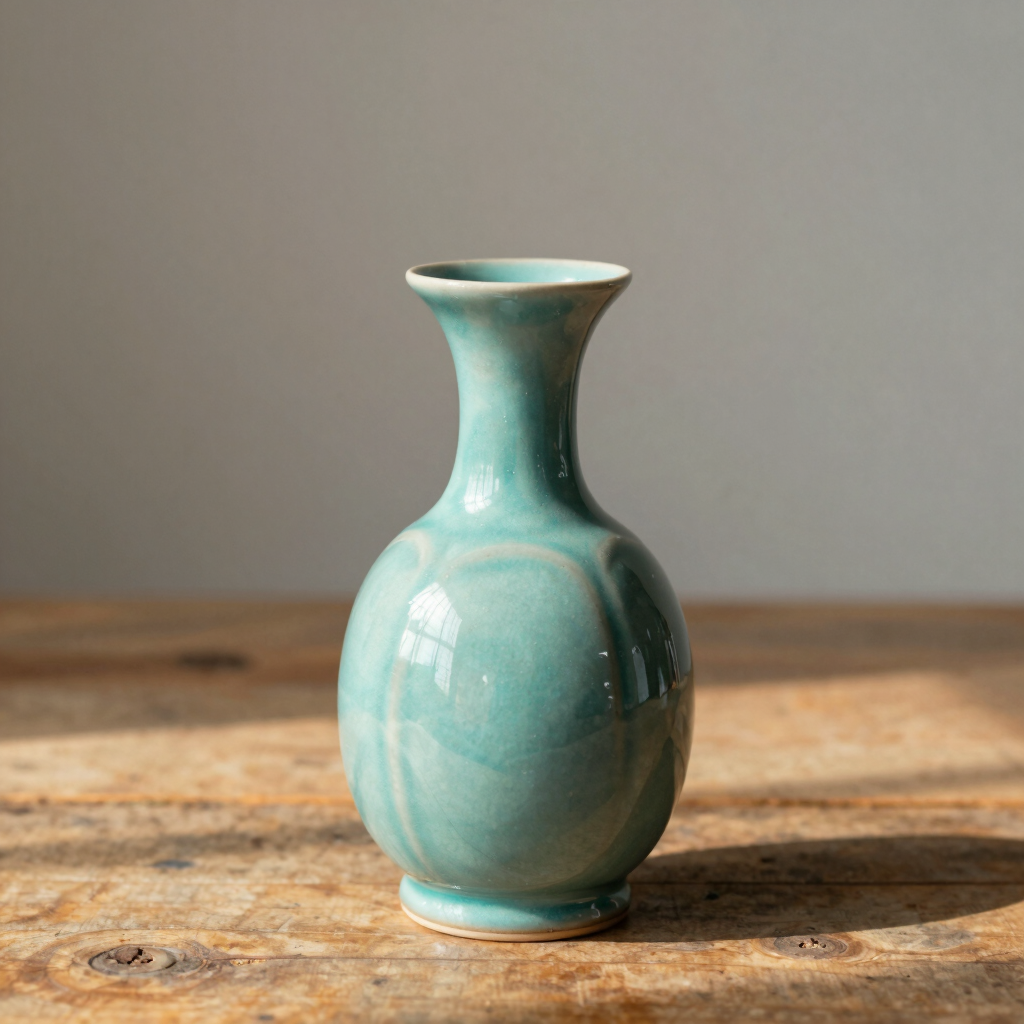 Vaso Pequeno Botânico Turquesa