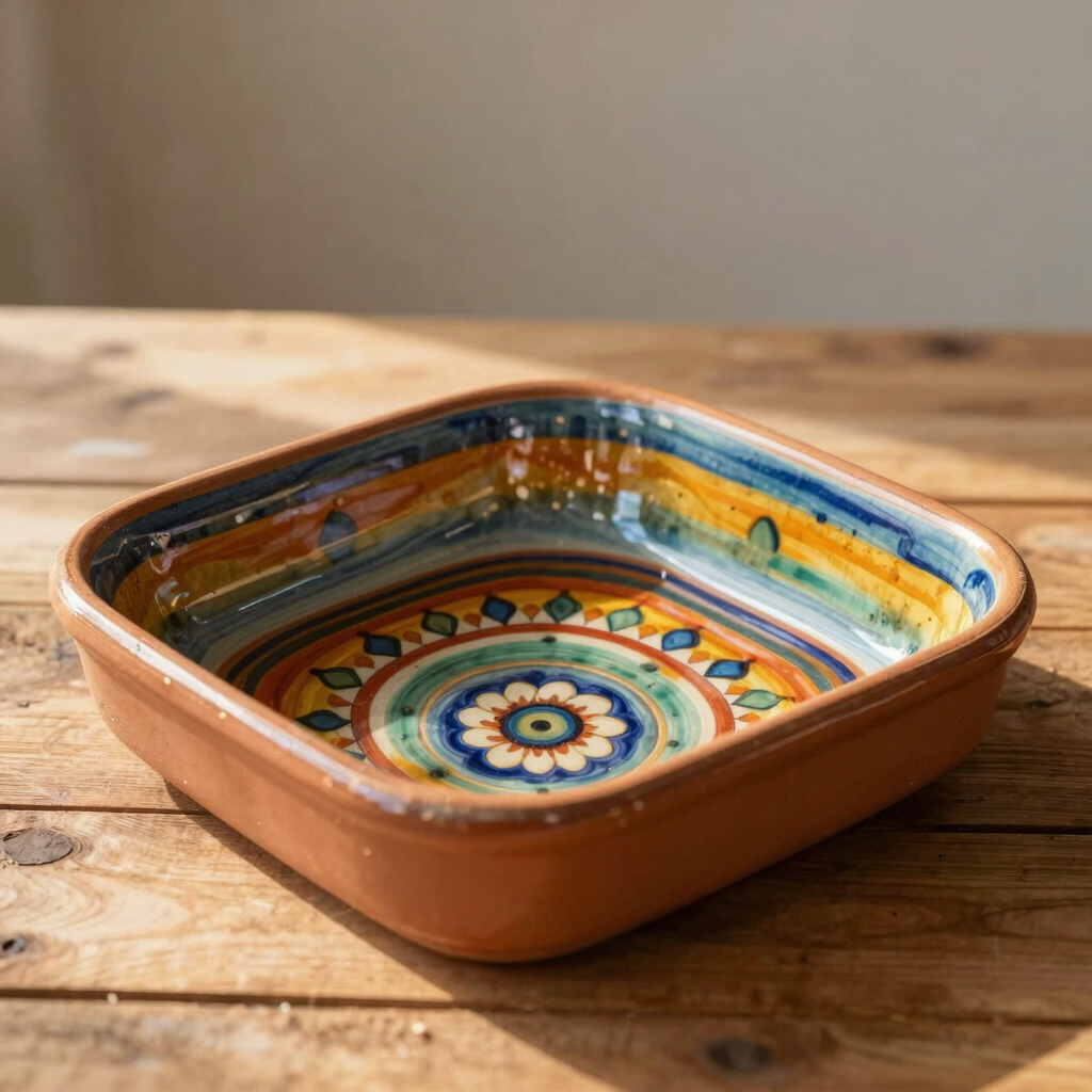 Travessa Retangular Terracota