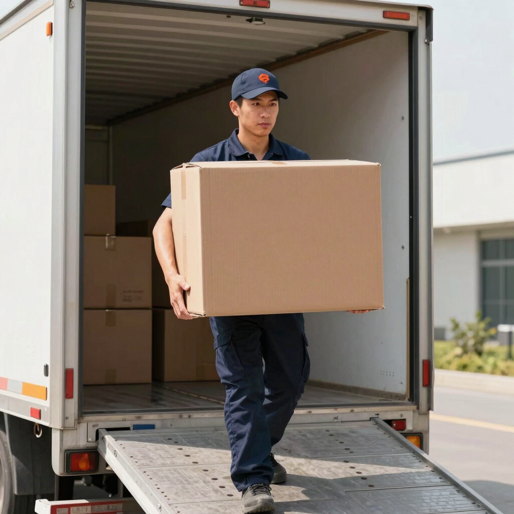 Express Truck Loading & Unloading