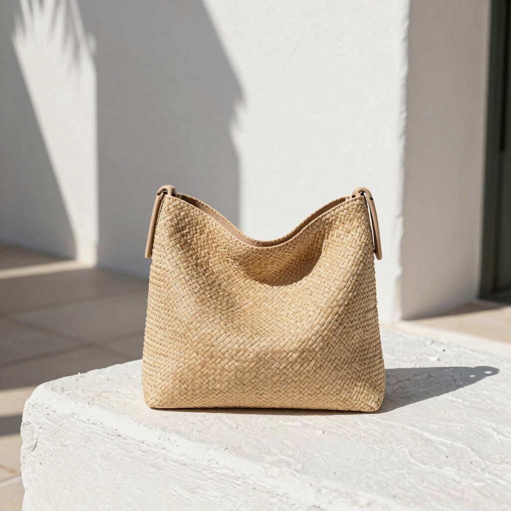 The Mistral Raffia Hobo