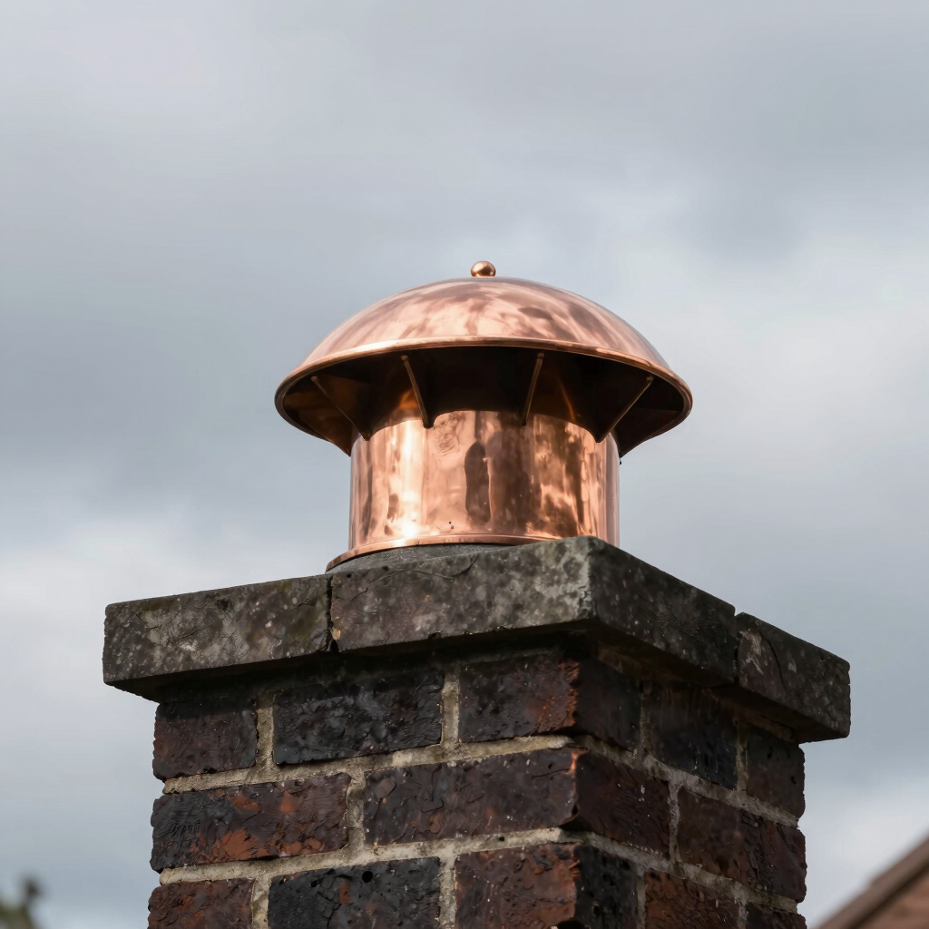Chimney Cap and Spark Arrestor Installation