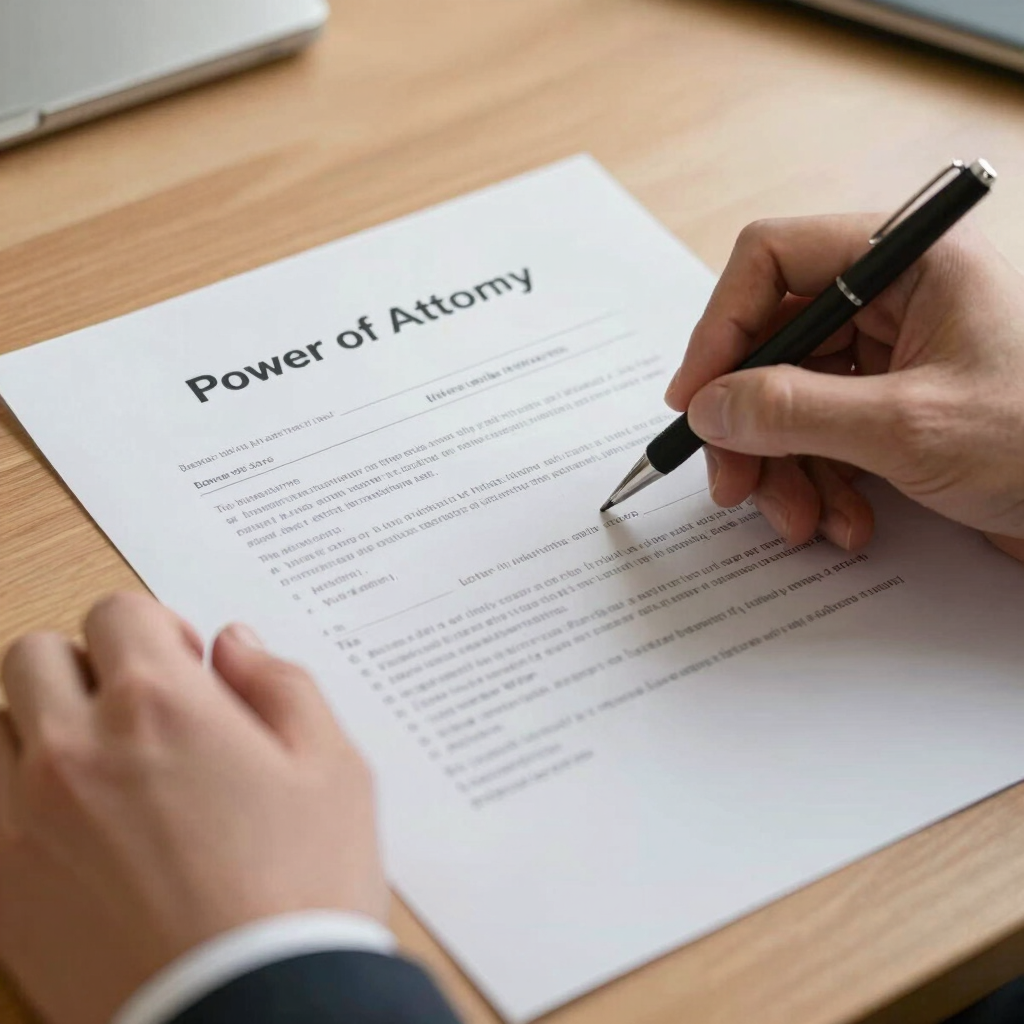 Power of Attorney Signing