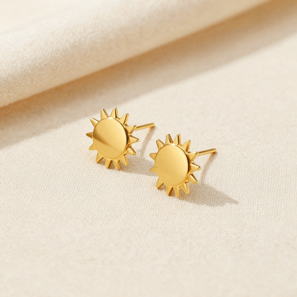 Little Sunshine Gold Earrings
