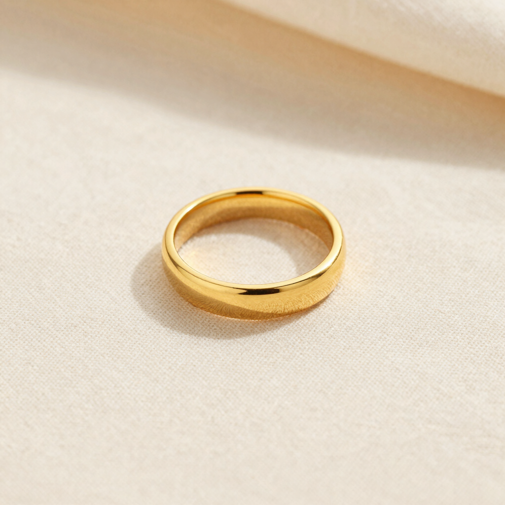 Empowerment Gold Band Ring