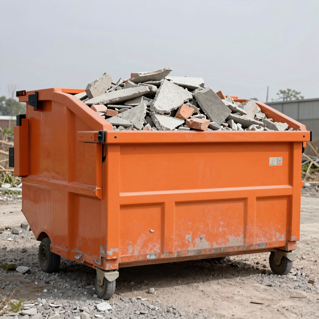 Concrete & Dirt Only Dumpster