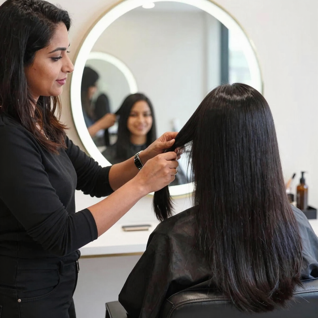 Premium Human Hair Wig Fitting