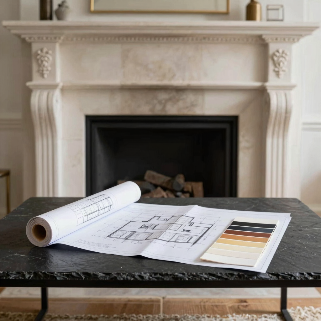 Fireplace Restoration Design Visit