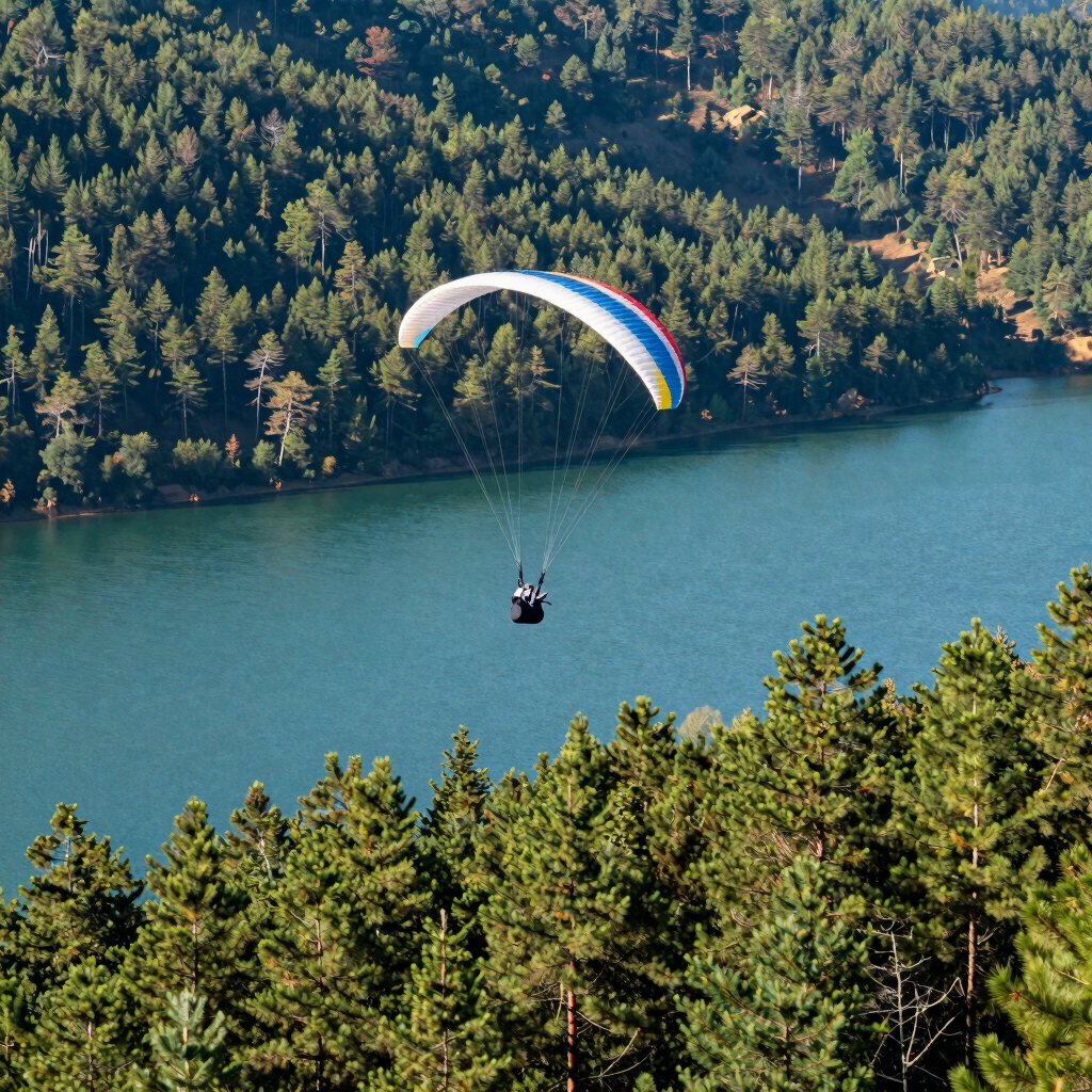Vuelo en Parapente sobre el Valle