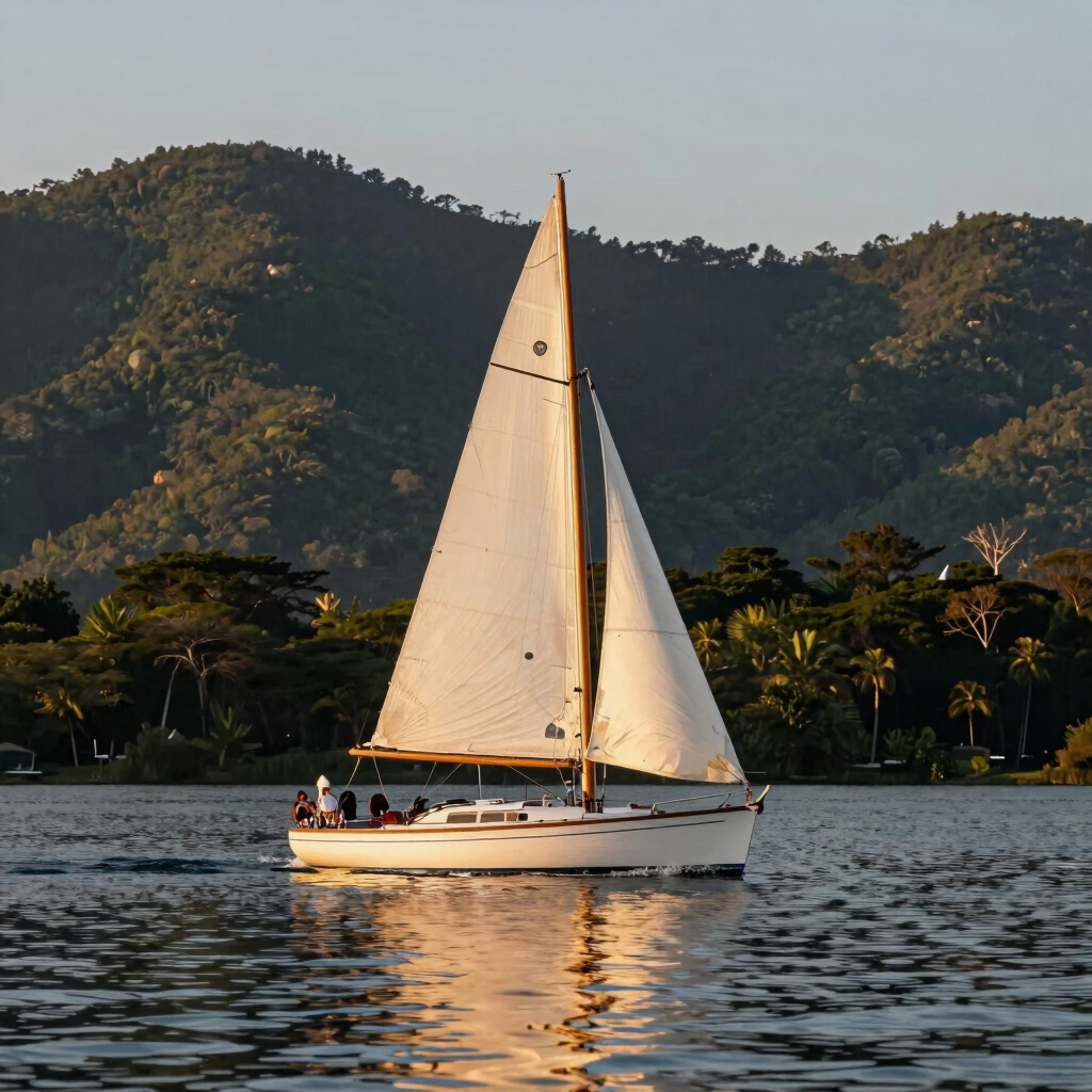 Paseo Privado en Velero al Atardecer