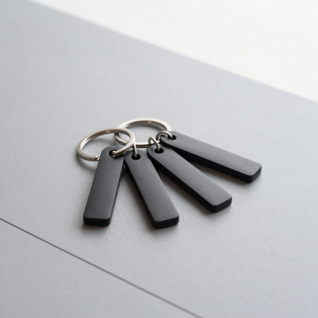 Matte Alloy Keyring Pack