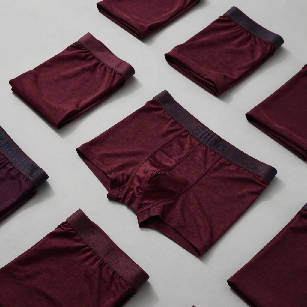 Kaşmir Karışımlı Bordo Boxer