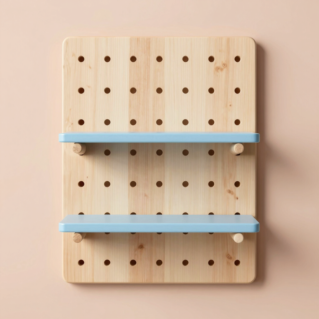 Siri Narrow Pegboard Rack