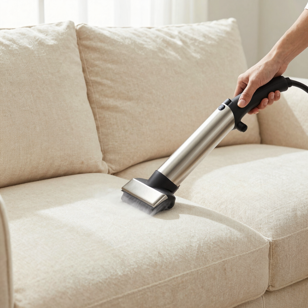 Plush Sofa Steam Restoration