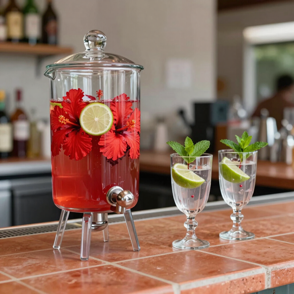 Barra de Bebidas Refrescantes