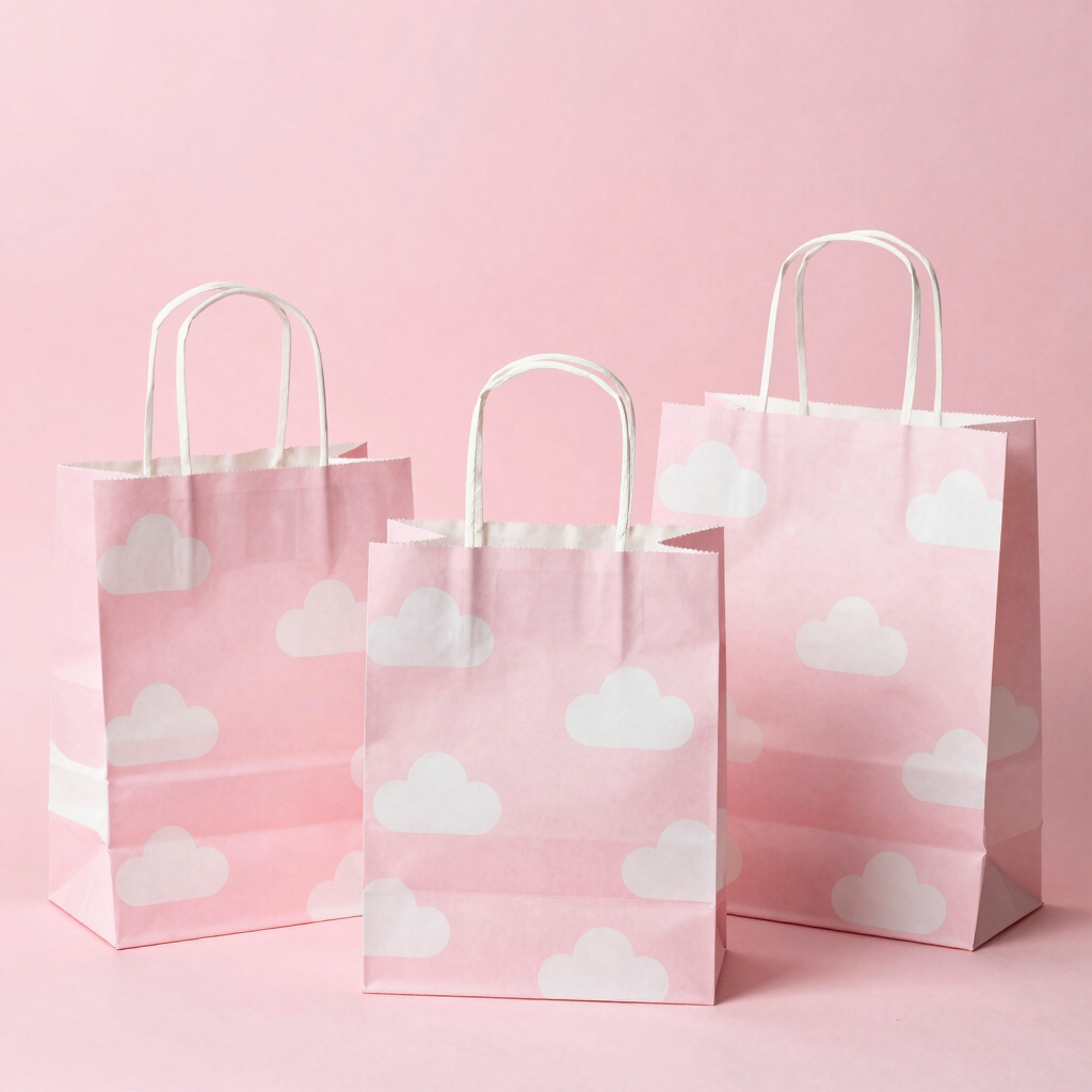 Kit de Bienvenida Fiesta Infantil Nube Rosa