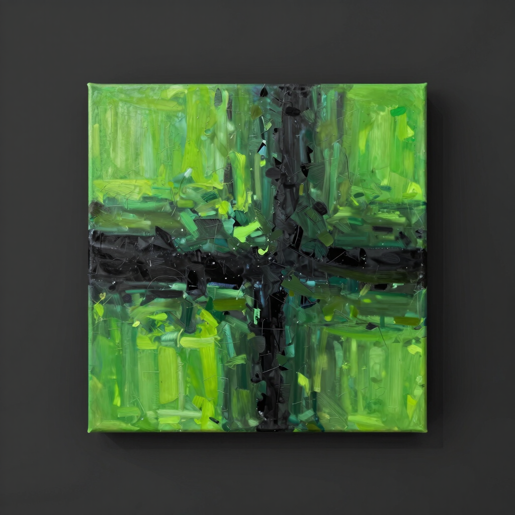 Abismo Verde-Neon