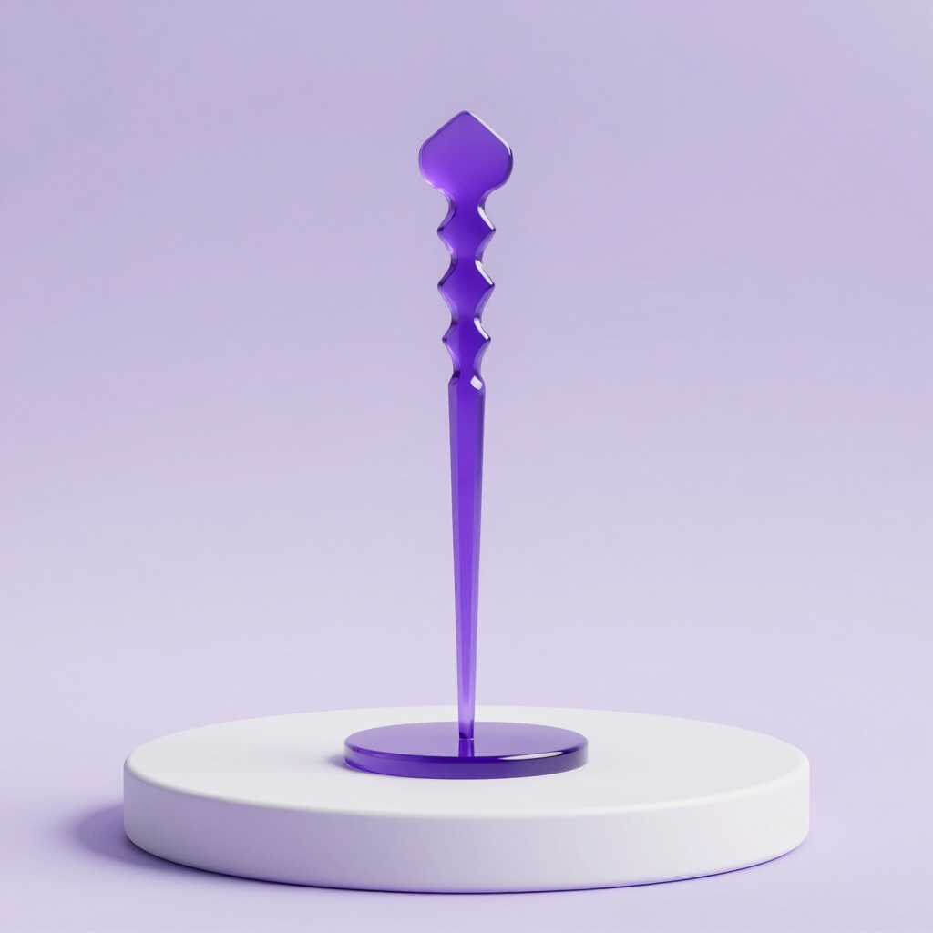 Magical Violet Wand Acrylic Stand