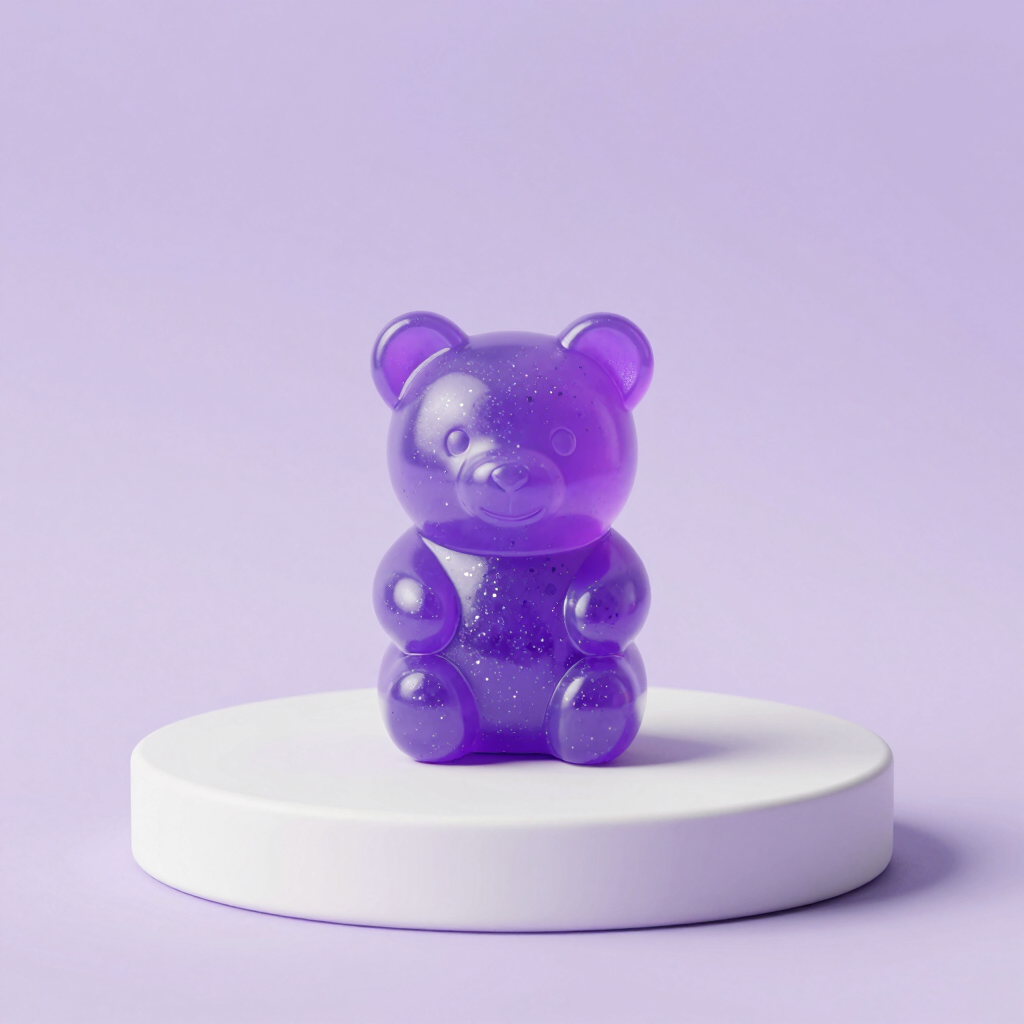 Grape Soda Slime Bear Squishy