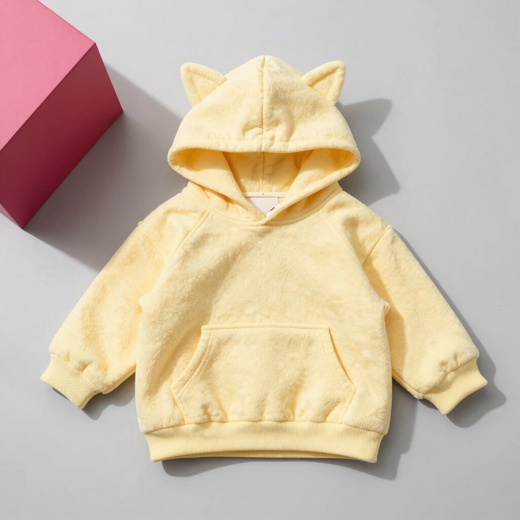 Sudadera Felina con Orejitas