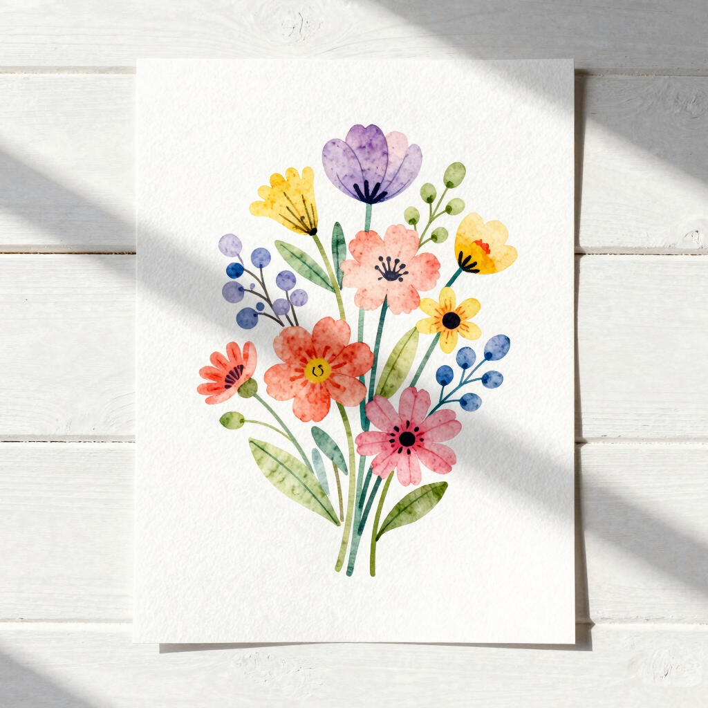 Spring Garden Botanical Print