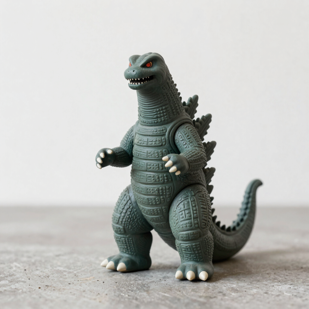 Retro Japanese Kaiju Vinyl Figure