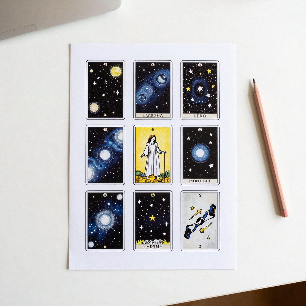 The Higher Self Tarot Spread Printable