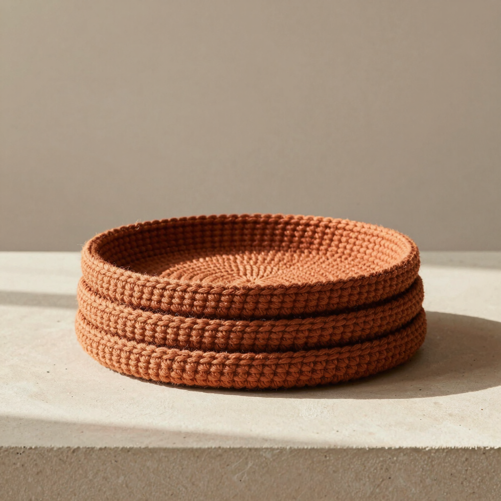 Segmented Terracotta Trivet Set